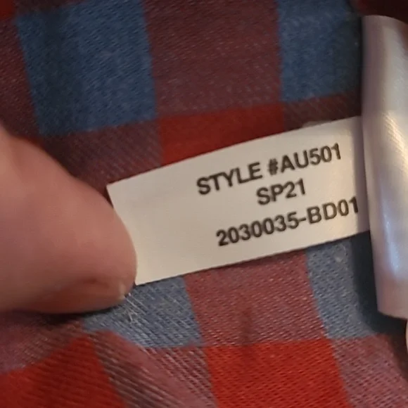 j.crew Men's Red and Blue Checkered Shirt - Picture 7 of 8